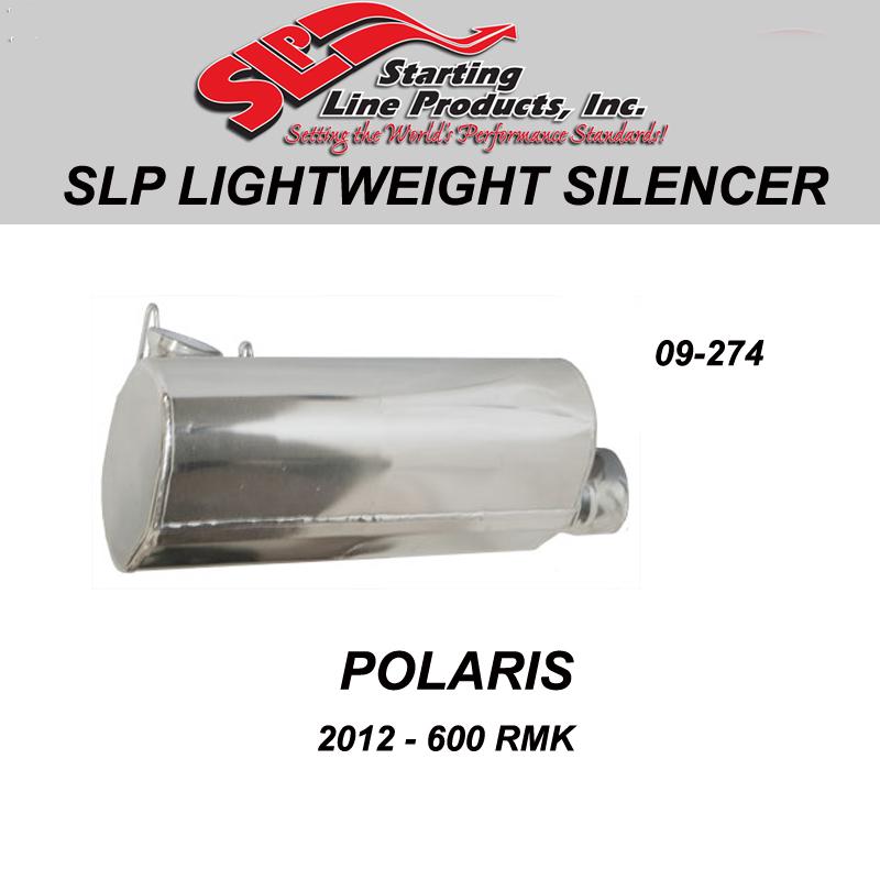 Polaris 2012 rmk slp lightweight silencer 09-274