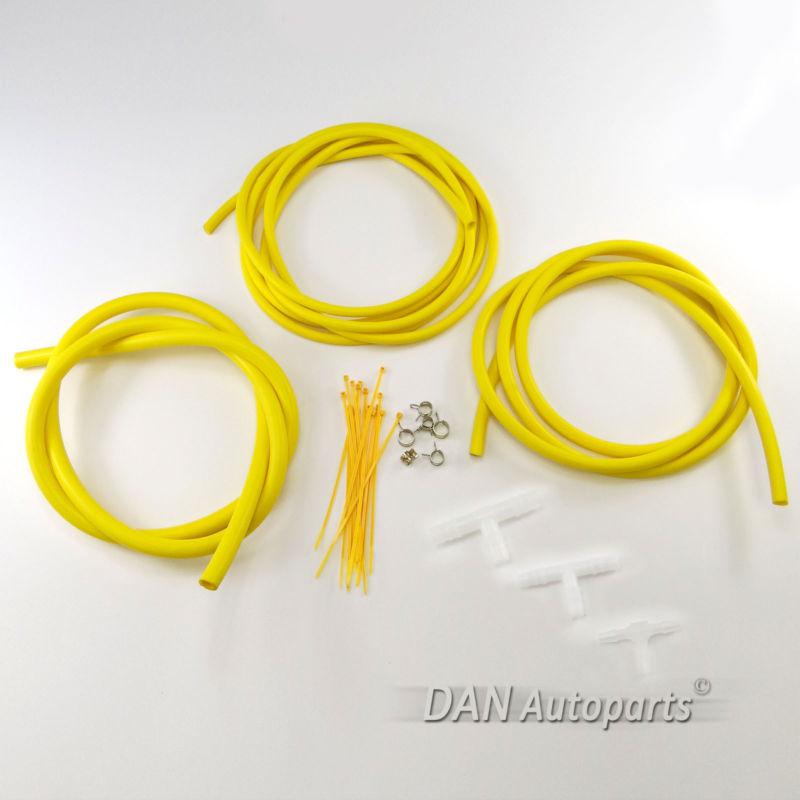 Toyota supra celica silicone vacuum hose pipe tube kit yellow