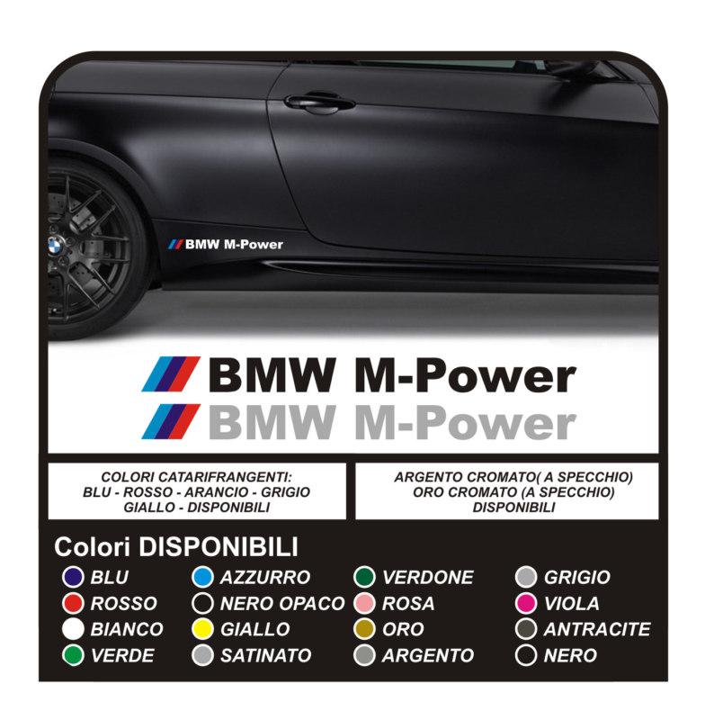 Bmw m-power aufkleber side sticker m 3 5 m3 m5 dtm s14 e30 e46 e92 tuning decals