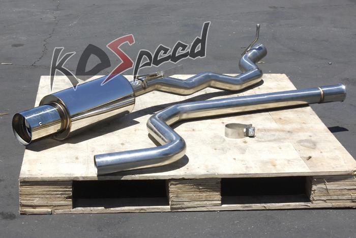 4" muffler tip stainless catback exhaust system 95-03 chevy cavalier 2.2l l61