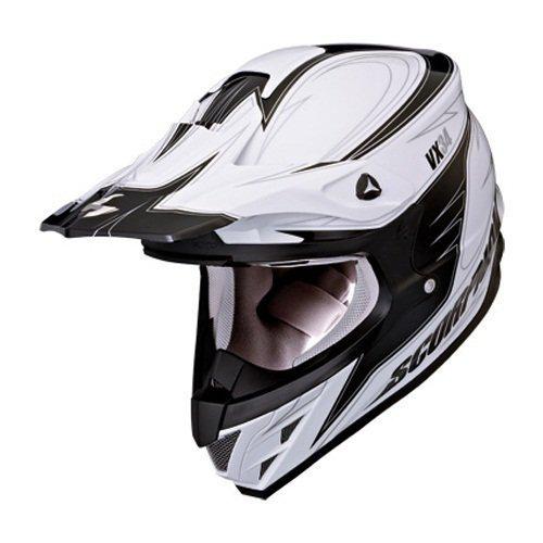 Scorpion vx-34 2013 spike mx offroad helmet white/black