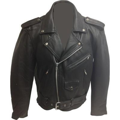 American top buffalo hide motorcycle leather jacket size 42