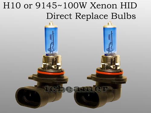 9140/ 9145 100w x2 pcs 12v fog xenon hid white direct replace bulbs uy9bbg