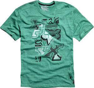 Fox racing booster mens short sleeve t-shirt emerald/black