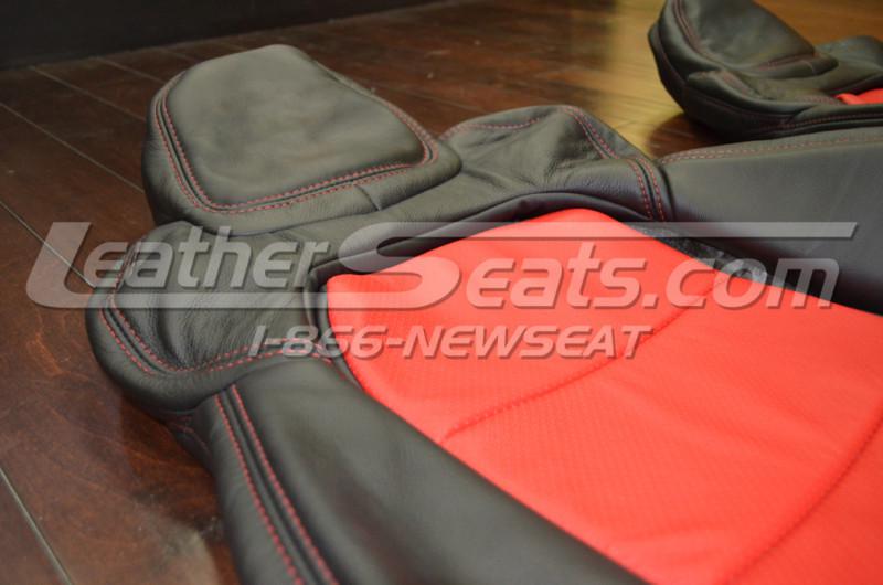 2012 - 2013 chevrolet corvette italian leather custom seat upholstery covers