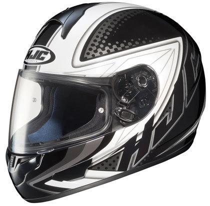 New mens hjc cl-16 black voltage motorcycle helmet small sm
