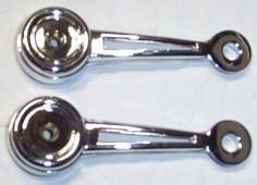 68-72 mustang standard front window crank handles, pair 