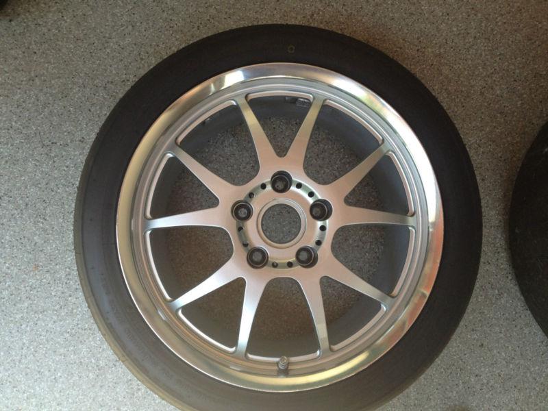 Custom champion rs98 18" wheels for 06-08 porsche cayman / s