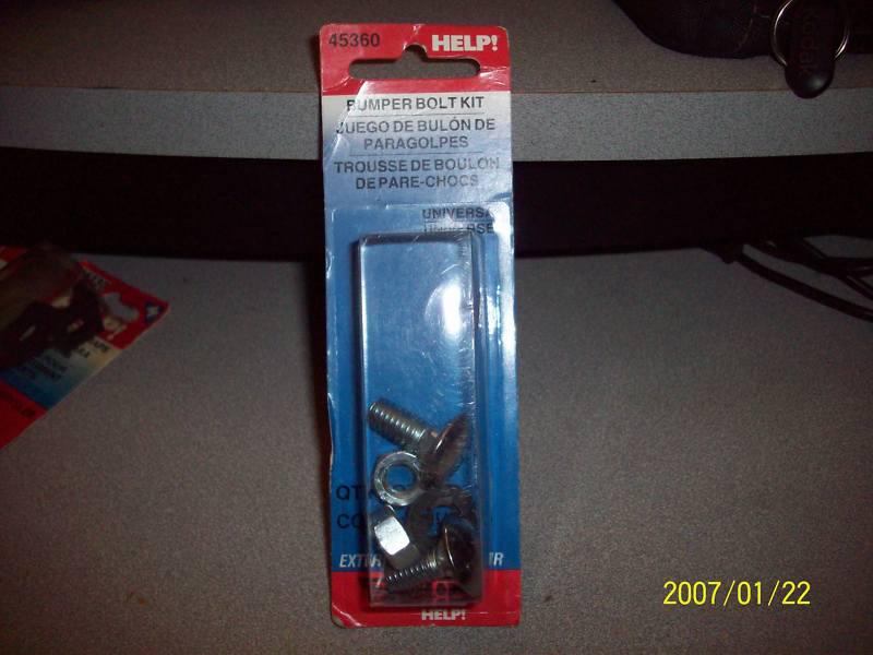 Dorman / help 45360 bumper bolt kit new 