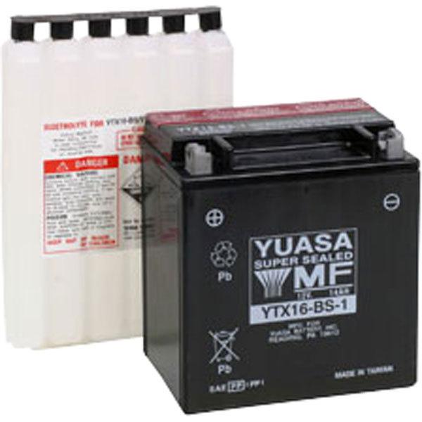 Yuasa maintenance free vrla battery ytx16-bs-1
