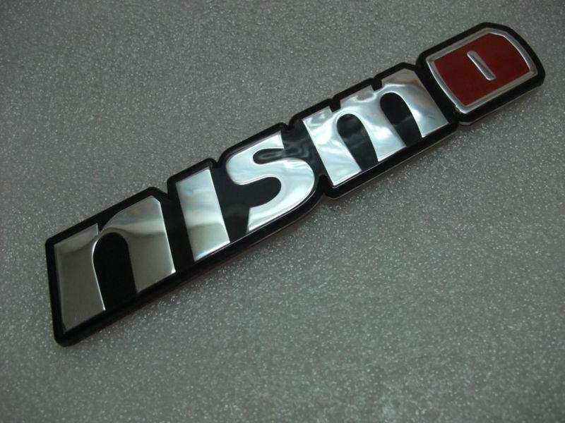 For nismo car badge emblem sticker nissan s13 14 gtr r34 350z pulsar skyline
