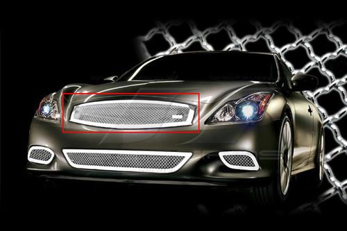 Ses trims ti-mg-194a 08-09 infiniti g37 billet grille mesh grill chromed