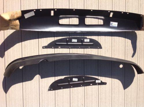 Mgb front/rear valence(s), license plate bracket and lamps, splash panels