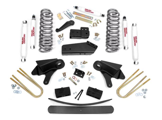 Rough country 470.20  6" suspension lift kit  premium shocks n2.0 ford f150