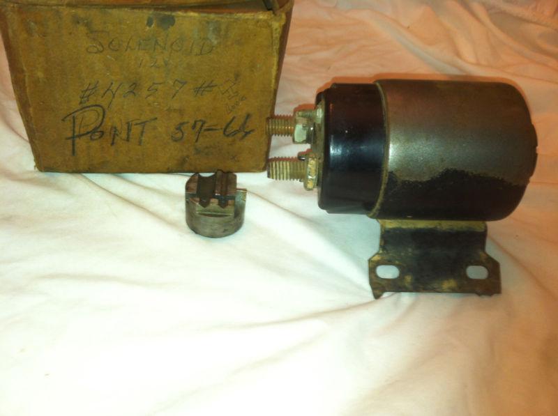 12v solenoid for 1957-1966 pontiac models; in unmarked box