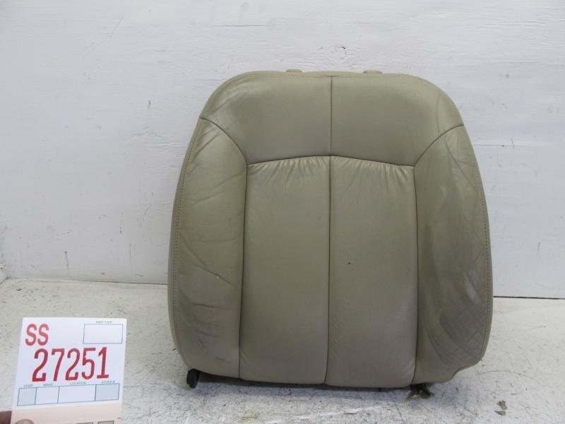 00 01 02 mazda 626 right passenger side front seat upper back cushion leather