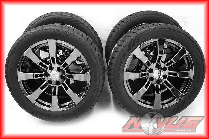 New 22" cadillac escalade gmc yukon hybrid chevy tahoe black chrome wheels 20