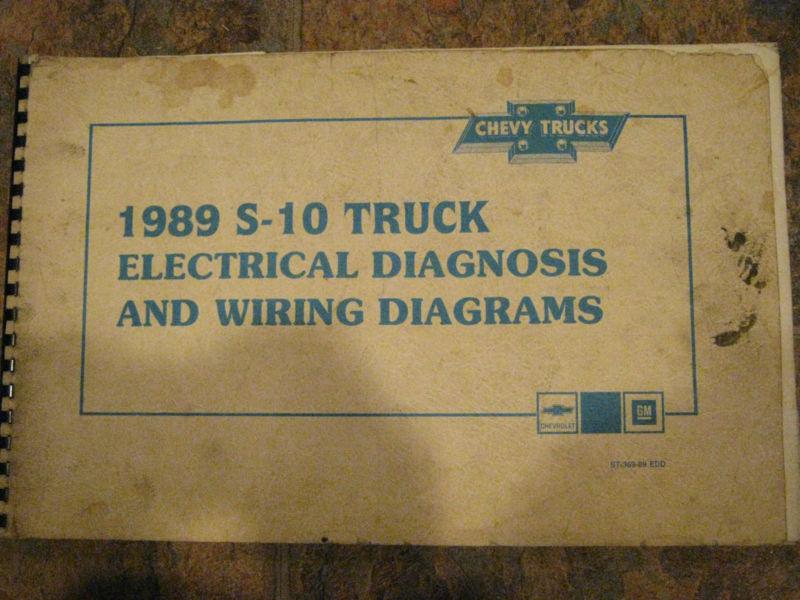1989 chevy s-10 truck electrical diagnosis & wiring diagrams original c143
