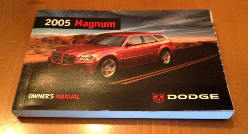dodge magnum owners manual