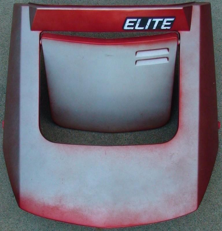Honda elite 150 deluxe ch150d front cover hood fender red 1985 - 1986