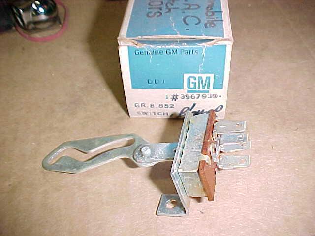 1973 1974 1975 oldsmobile nos heater blower switch