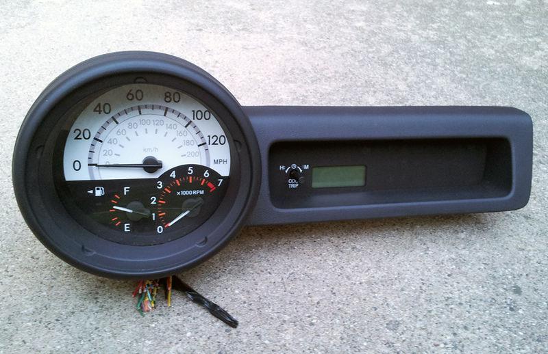 Scion xb combination meter speedo speedometer gauge instrument cluster panel