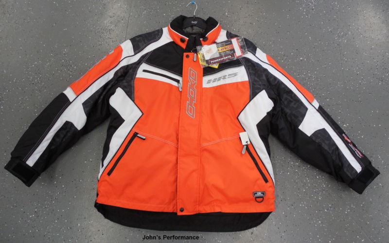 Choko mens hr5 orange snowmobile jacket coat  xl 2xl 