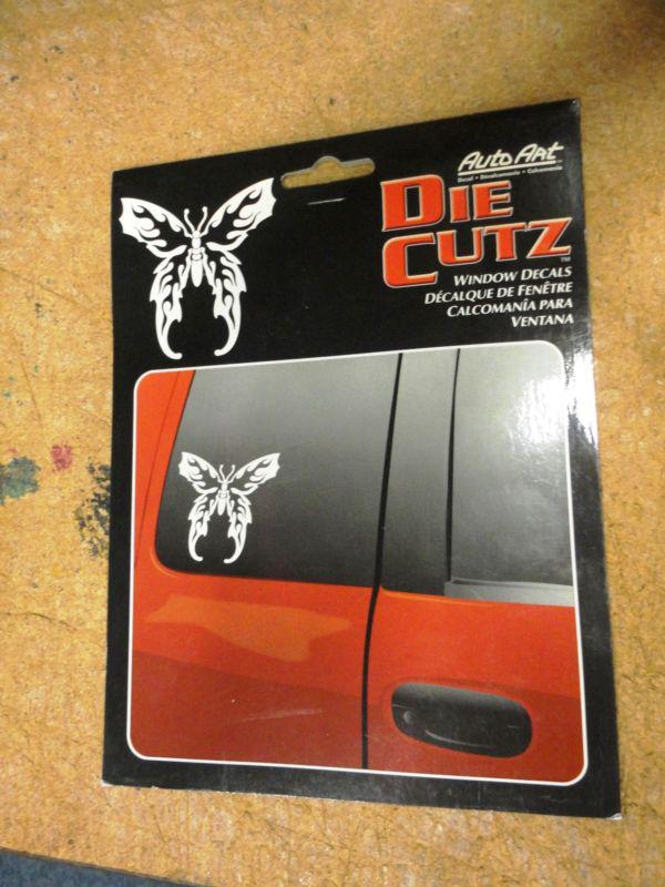 Chroma butterfly die cutz decal sticker 6 x 8 free shipping 