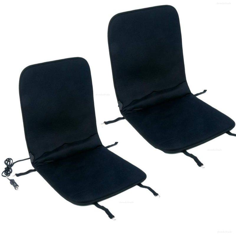 Deluxe automotive car/truck heated padded front seat cover set (universal)
