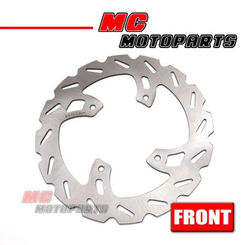 Front solid mx brake disc rotor for honda cr80r 96 97 98 99 00 01 02