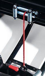 Warn winch synthetic rope plow plowing red snow cable