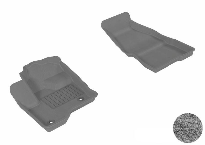 09-up ford flex 3d maxpider classic gray rubber molded floor mats 1st