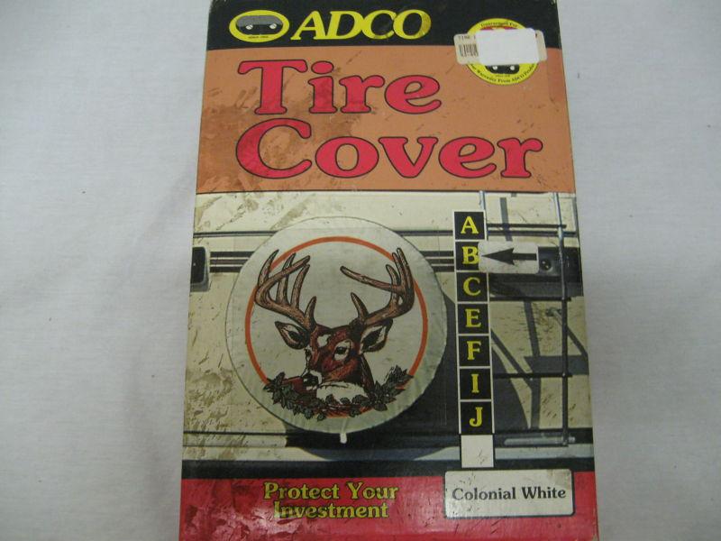 Adco 1825 size b 34" deer print spare tire cover fits some 16" tires