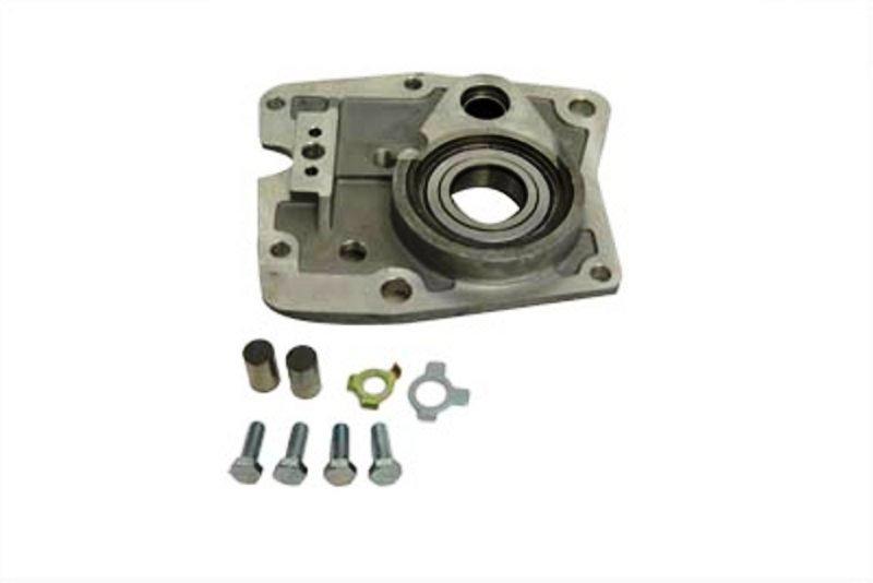 Replica transmission door with bearing for hd sportster models 1957-1983