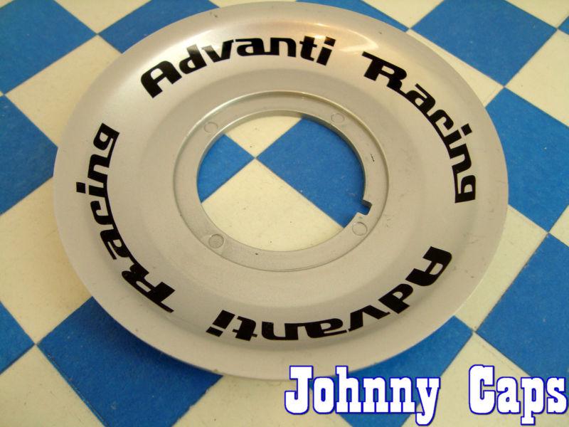 Advanti racing wheels silver center caps unknown wheel center cap lug-cover (1) 