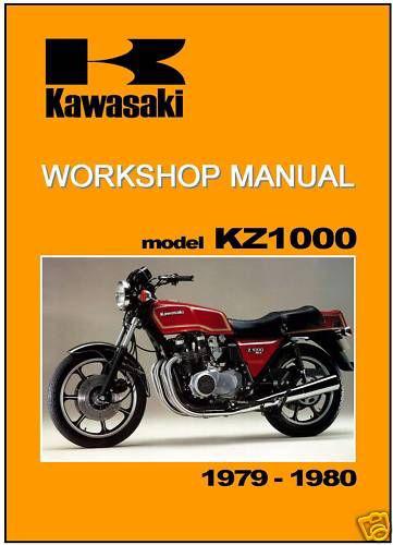 Kawasaki workshop manual kz1000 z1000 z1r mkii 1978 1979 & 1980 service & repair