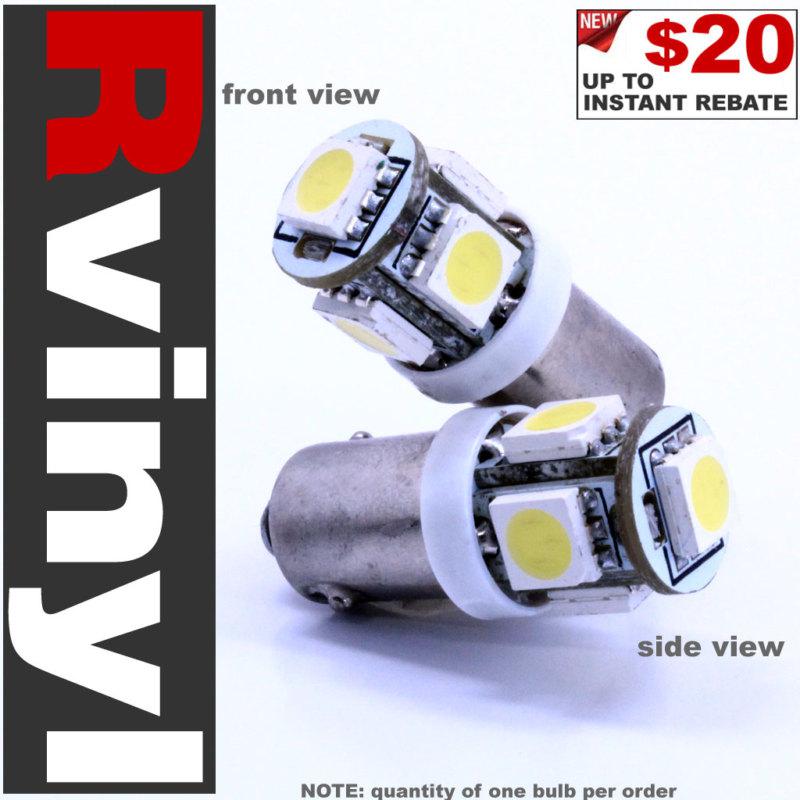 Profocos (1x) white bax9s 5 5050smd led parking light bulb lamp light for acura