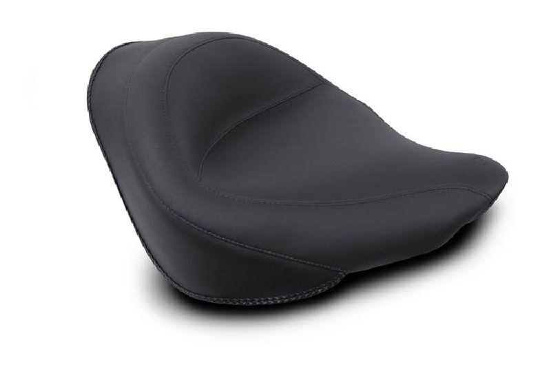 Mustang wide vintage solo seat for 2006-2010 harley davidson fxst softail