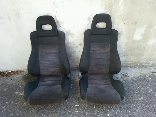 Honda oem stock crx seats for hf,  dx  or si   for 1988 89 90  91