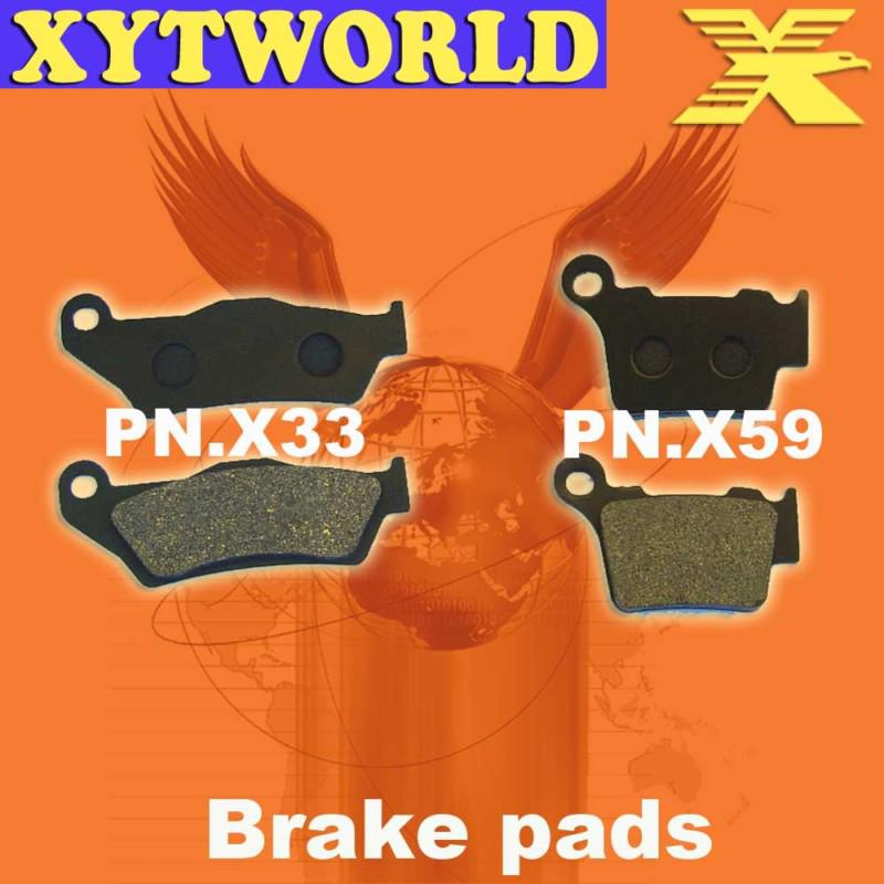 Front rear brake pads for ktm sx-f250 sxf sx-f 250 4t 2006-2012