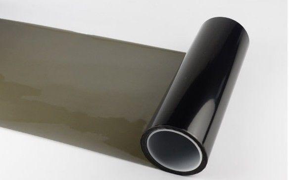 Black 12"x118" smoked fog light headlight tint vinyl film wrap sheet 30x300cm