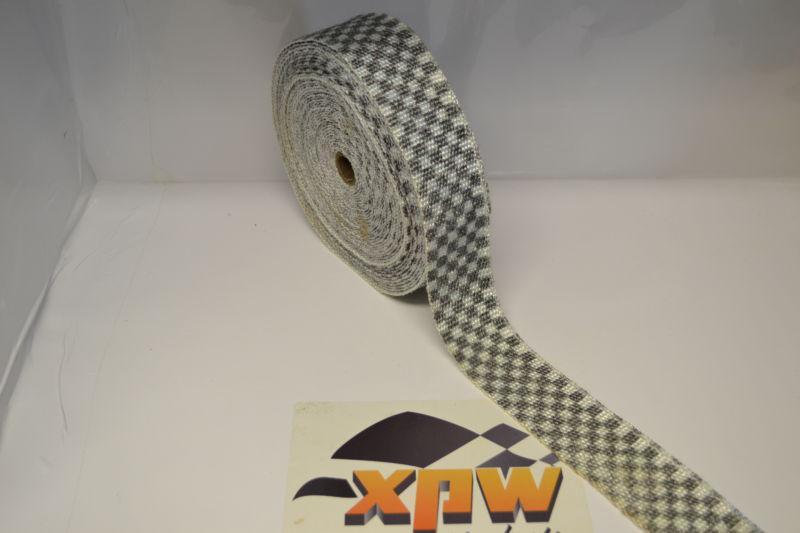 15' checkered board rat wrap exhaust pipe/header/motorcycle/harley/bobber/honda