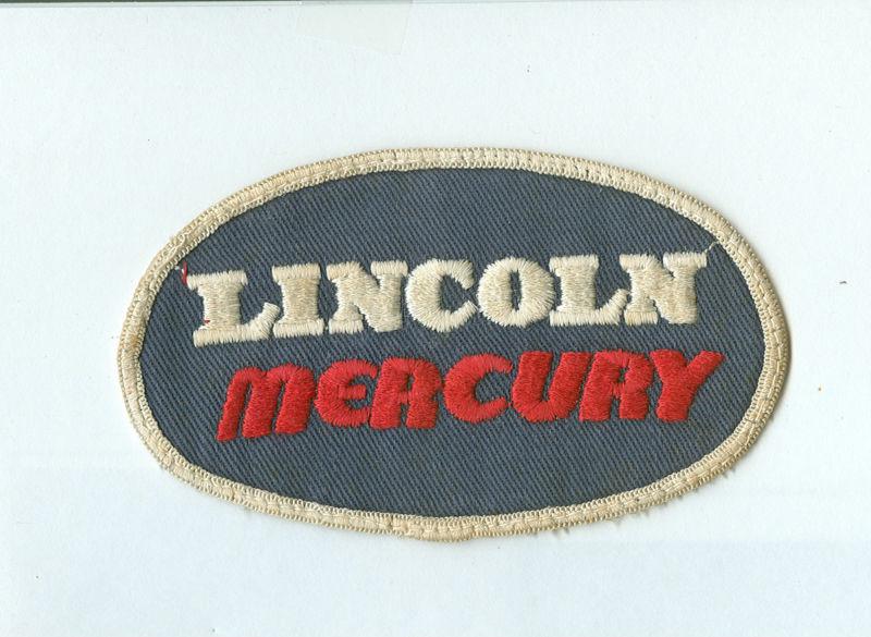 Vintage lincoln mercury automobile embroidered patch