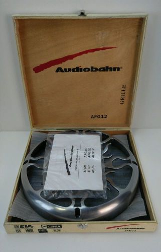 Audiobahn afg12c chrome 12&#034; woofer grill with hardware