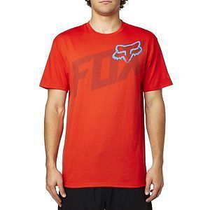 Fox racing condensed mens short sleeve tech t-shirt flame red