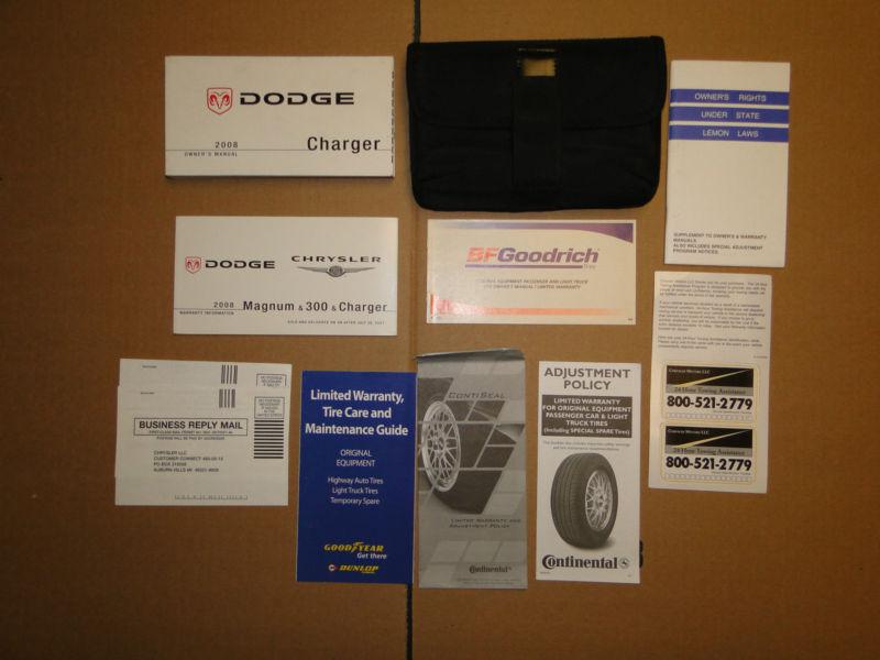 2008 dodge charger owners manual