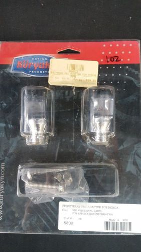 Kuryakyn footpeg adapters - tapered front/rear peg adapter for honda