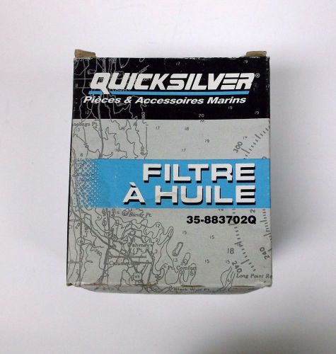 Quicksilver brand oil filter pn # 35-883702g