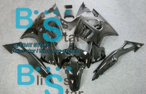 Black glossy injection fairing bodywork fit set honda cbr600f3 1997-1998 25 b5