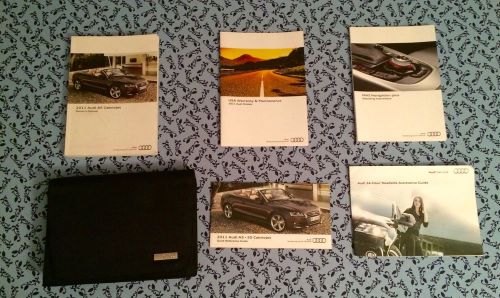 2011 audi a5 cabriolet convertible owners manual with mmi / navi guide set oem